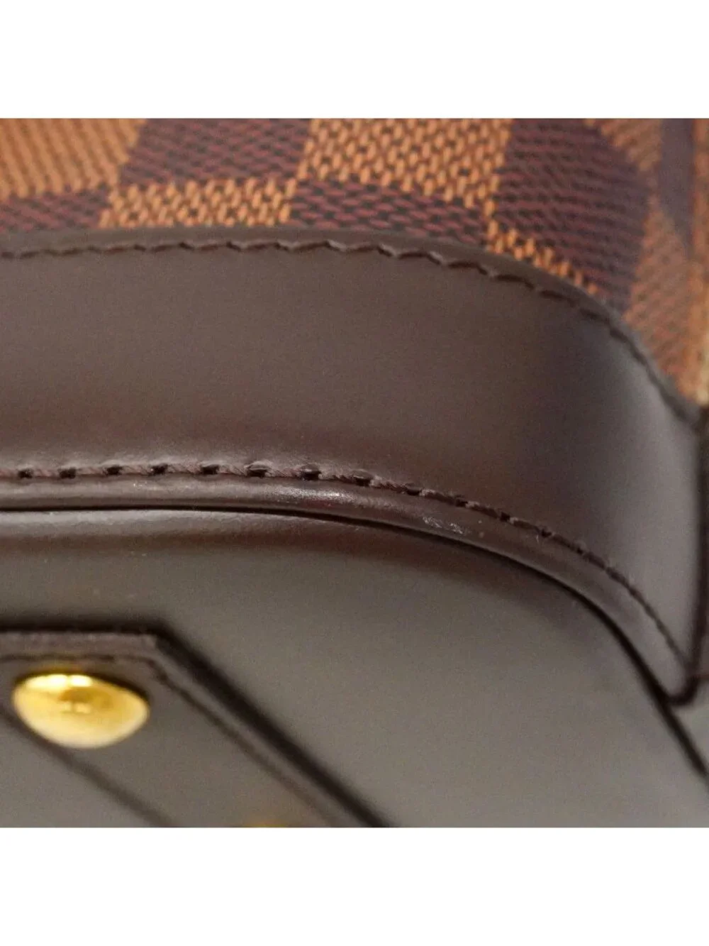 Louis Vuitton Handbag Damier Alma BB Ebene 2-Way Bag